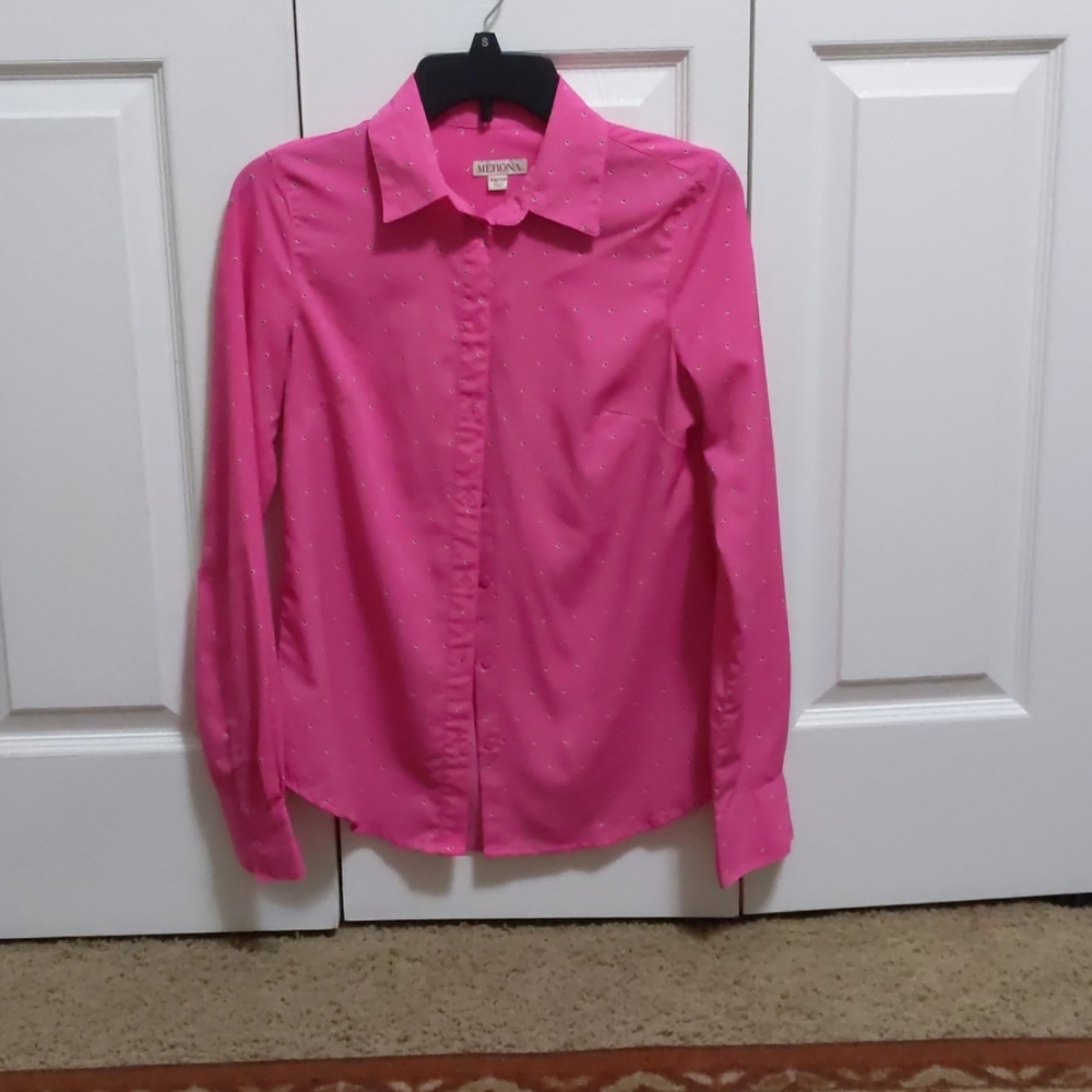 Hot pink blouse